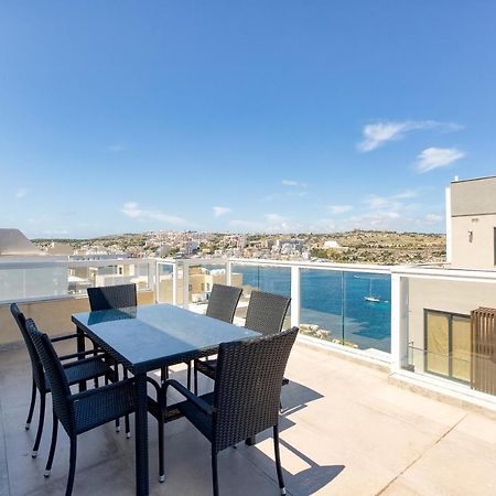Lux Sea Front Penthouse With Breathtaking Views In St Pauls By 360 Estates Apartamento St. Paul's Bay Exterior foto
