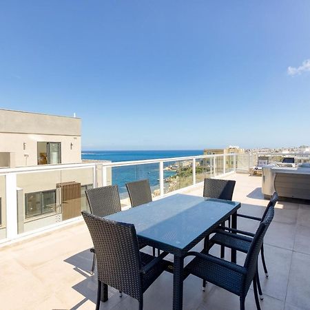 Lux Sea Front Penthouse With Breathtaking Views In St Pauls By 360 Estates Apartamento St. Paul's Bay Exterior foto